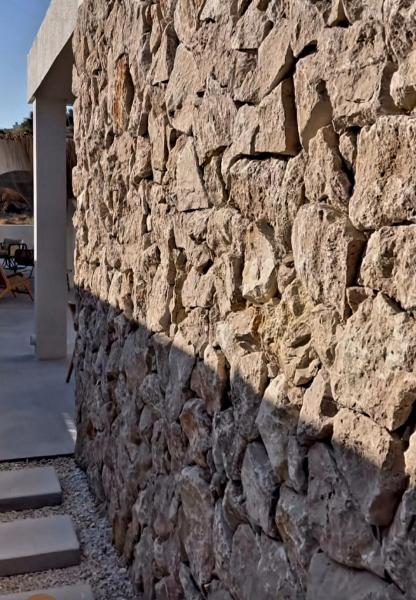 Yellow pavers